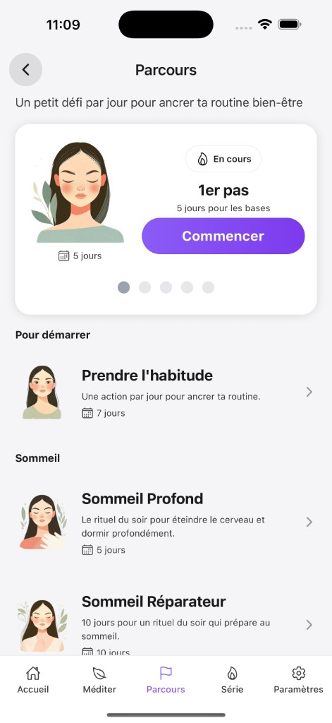 Parcours – Un petit défi par jour
